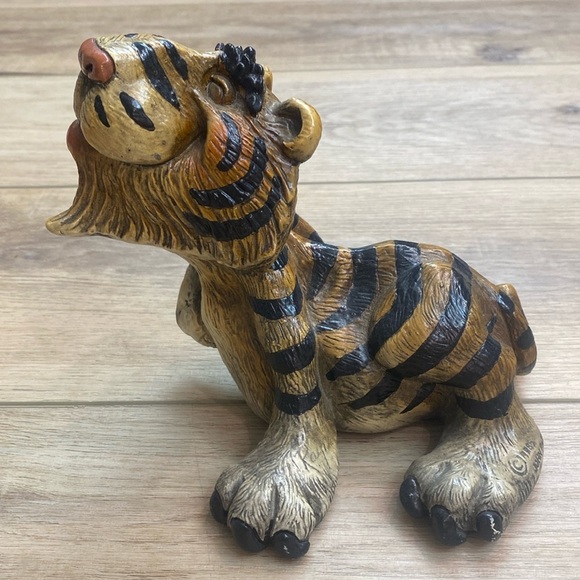 Vintage John Raya‎ Taj Tiger Sculpture - Picture 1 of 9